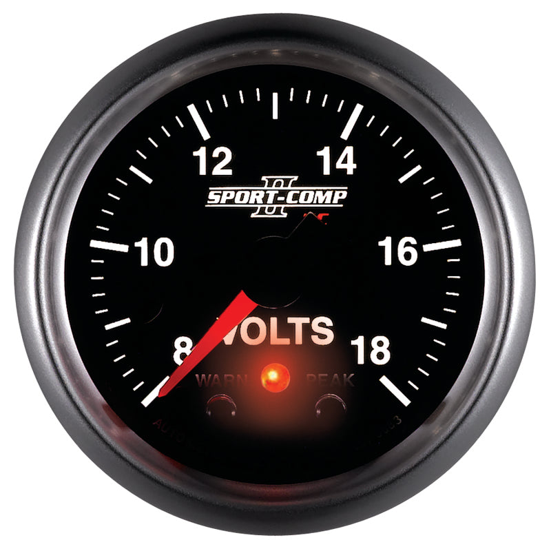 Autometer Sport-Comp II 2-1/16in Digital Voltometer Gauge - 18V 3683 3683 User 4