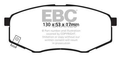 EBC Disc Brake Pad Set DP21866 Photo - Primary