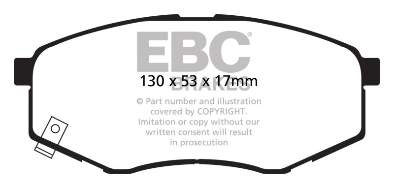 EBC Disc Brake Pad Set DP31866C Photo - Primary