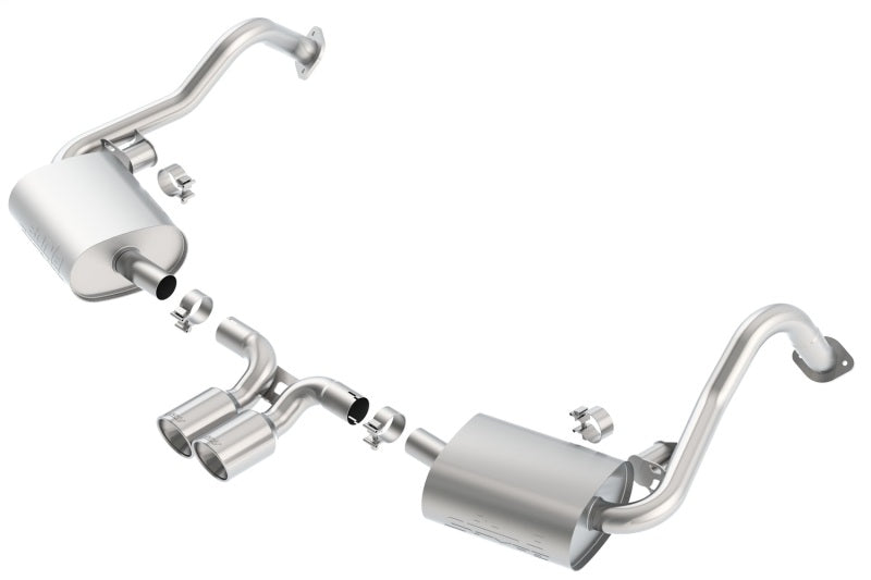 Borla 14-15 Porsche Cayman/Boxster (981) RWD 2Dr Dual Center Rear Exit Catback 4in Tip Exhaust Sys 140534 140534 Photo - Primary