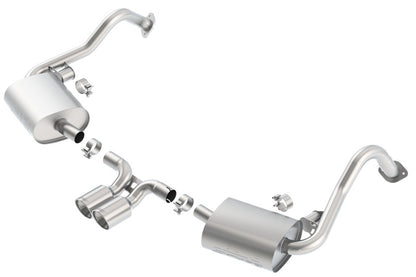Borla 14-15 Porsche Cayman/Boxster (981) RWD 2Dr Dual Center Rear Exit Catback 4in Tip Exhaust Sys 140534 140534 Photo - Primary