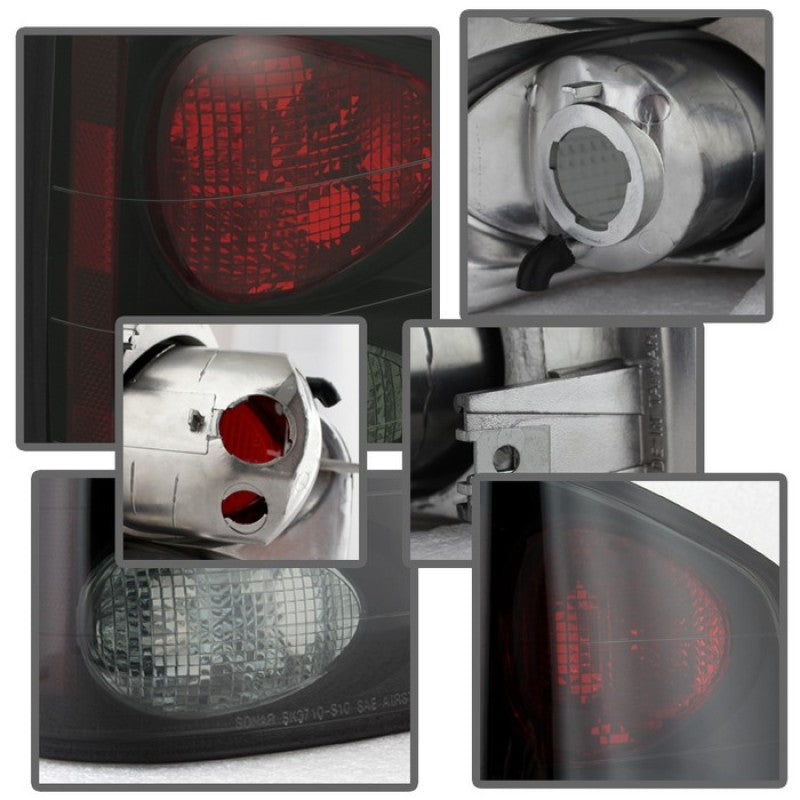 Spyder Chevy S10 94-04/Isuzu Hombre 96-00 Euro Tail Lights Blk Smke ALT-YD-CS1094-BSM 5078049 5078049 User 1