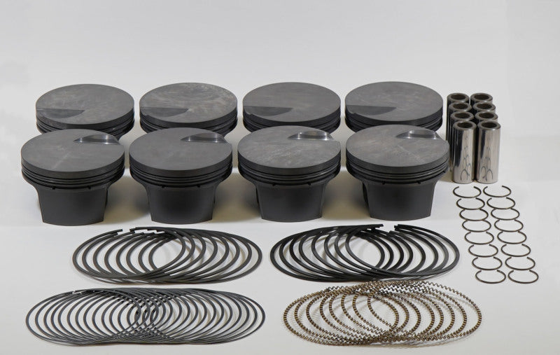 Mahle MS Piston Set BBC 508ci 4.500in Bore 4.00in Stroke 6.135in Rod 0.990 Pin -3cc 8.9 CR Set of 8 928956200 928956200 Photo - Primary