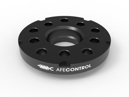 aFe CONTROL Billet Aluminum Wheel Spacers 5x100/112 CB57.1 18mm - Volkswagen/Audi 610-611003-B 610-611003-B Photo - Close Up