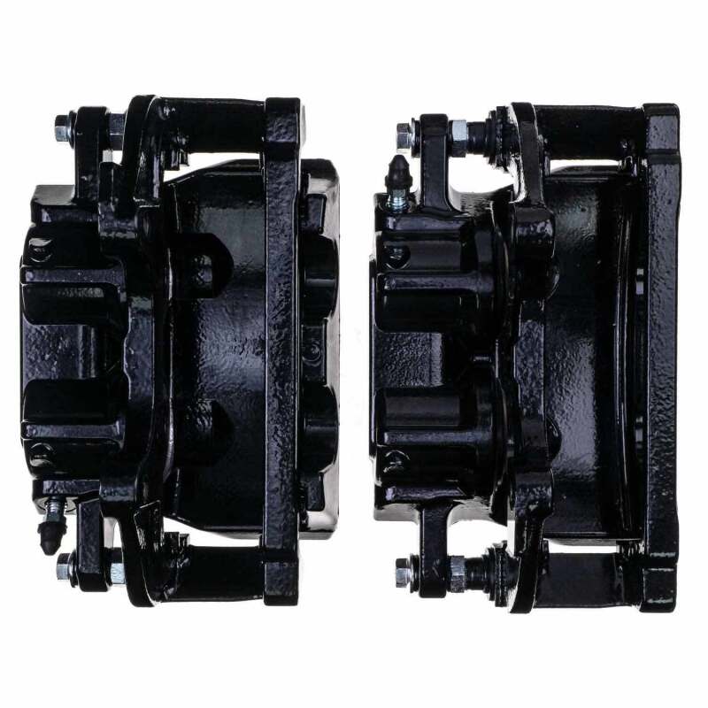 PowerStop Power Stop 19-20 Dodge Charger Front Black Calipers - Pair (w/Bracket) S5016BLK S5016BLK Photo - out of package