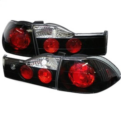 Spyder Honda Accord 01-02 4Dr Euro Style Tail Lights Black ALT-YD-HA01-4D-BK 5003959 5003959 Photo - Primary