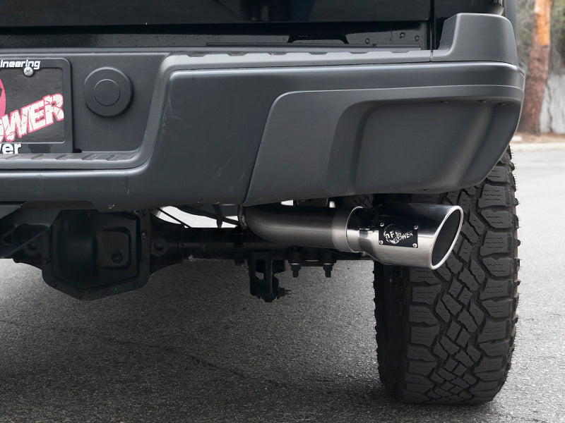 aFe Cat-Back Exhaust System, MACH Force-Xp, 3in 409 Stainless Steel 49-44097-P Photo - Mounted