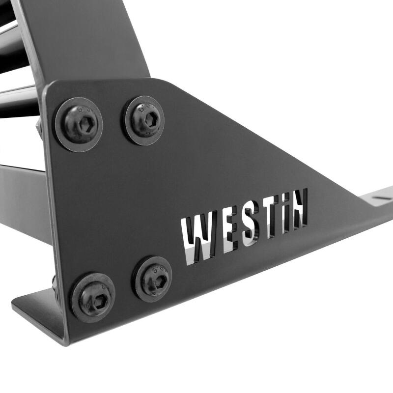 Westin 1999-2018 Chevrolet/Ford/GMC/Toyota Silverado/Sierra 1500/2500/3500 HD Headache Rack - Black 57-8025 57-8025 Photo - Unmounted