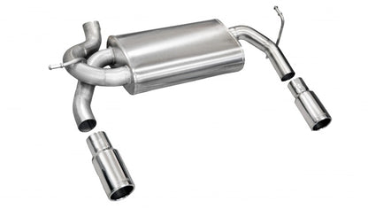 Corsa Performance Jeep 07-11 Wrangler 3.8L/12-14 Wrangler 3.6L Polished Sport Axle-Back 24412 Photo - Primary