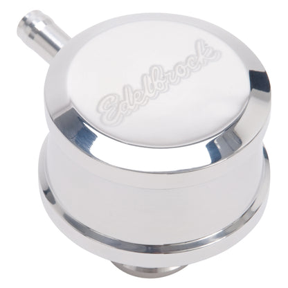 Edelbrock Pcv For Valve Cover, Aluminum, Round Push In With 90-degree Port 4407 Photo - out of package