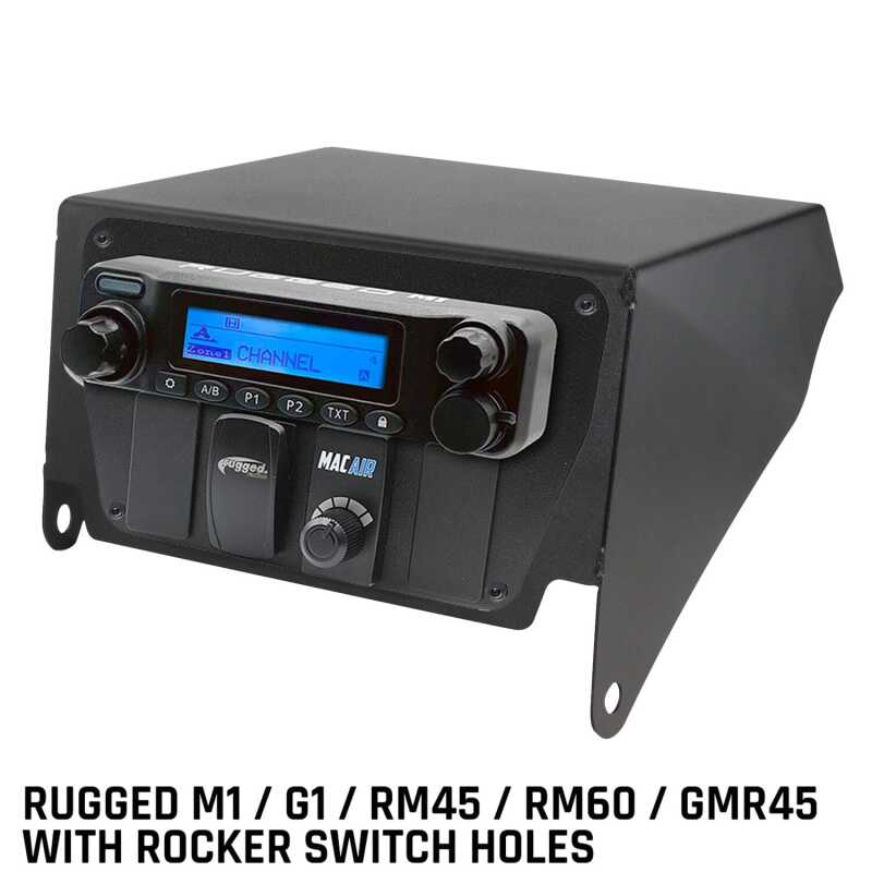 Rugged Radios Can-Am X3 Multi-Mount Kit - Top Mount - Rugged M1/G1/RM45/RM60/GMR45 w/Switch Holes MT-X3-TM-MM-SW MT-X3-TM-MM-SW Photo - Primary
