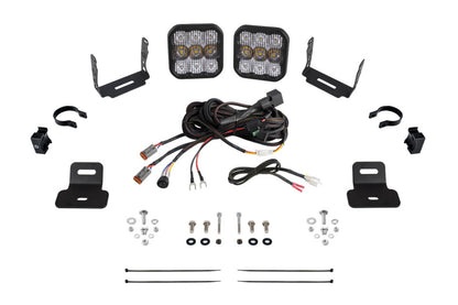 Diode Dynamics 17-24 Can-Am Maverick X3 SS5 Stage Series Ditch Light Kit - Pro White Combo DD7870 DD7870 Photo - Primary