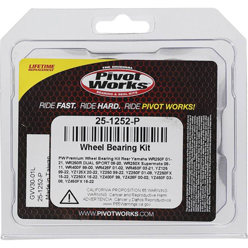 Pivot Works Pw Premium Wheel Bearing 25-1252-P 25-1252-P Photo - Primary