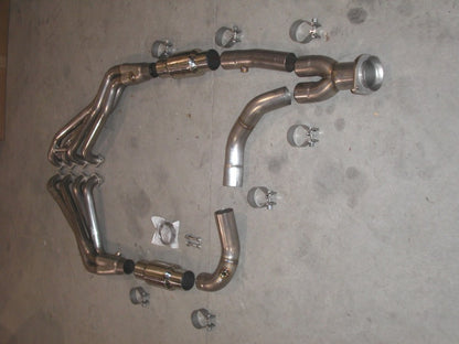 Stainless Works Chevy/GMC Truck 1999-02 Headers 2WD with Converters CT99022WD CT99022WD Photo - Primary