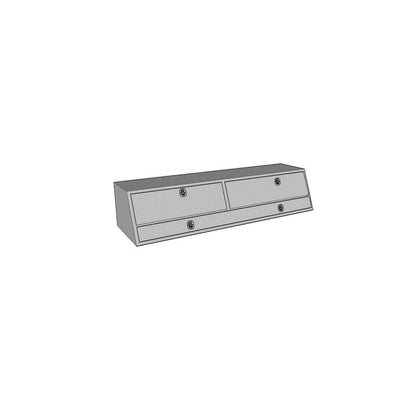 Westin/Brute Contractor TopSider 90in w/ Doors - Aluminum 80-TBS200-90D 80-TBS200-90D Photo - Unmounted