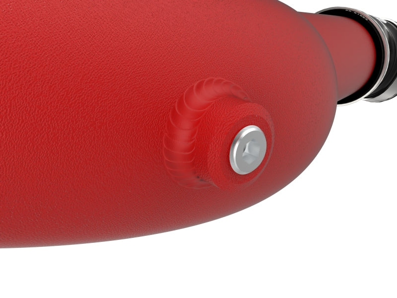 aFe 20-23 Ford Explorer ST V6 3.0L (tt) BladeRunner 2-3/4in Aluminum Cold Charge Pipe - Red 46-20659-R 46-20659-R Photo - Close Up