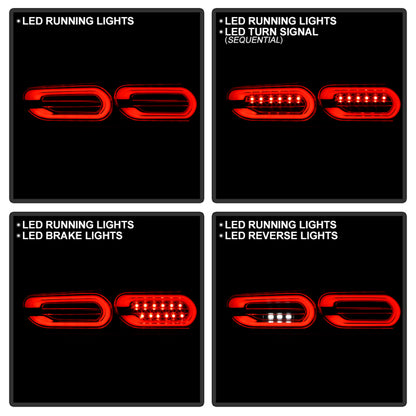 Spyder Chevy Camaro 16-18 Halogen LED Tail Lights Black ALT-YD-CCAM16HAL-SEQ-BK 5087218 5087218 User 6