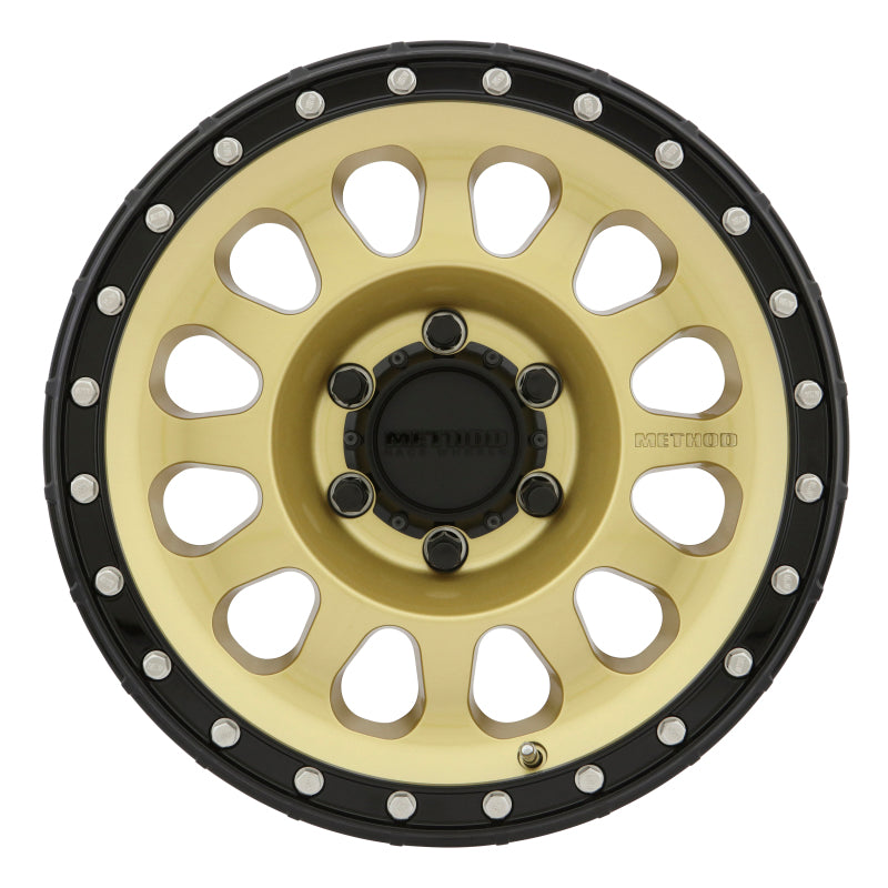 Method Race Wheels MR315 Wheel Gold / Black Street Loc 17x8.5 0 6x5.5 MR31578560100 Photo - Close Up