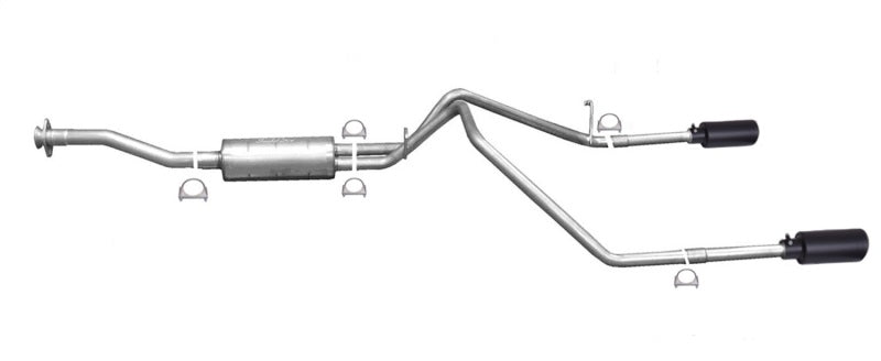 Gibson 15-22 Chevrolet Colorado 2.5L-3.6L Black Elite Cat-Back Dual Split Exhaust System - Stainless 65586B 65586B Photo - Primary