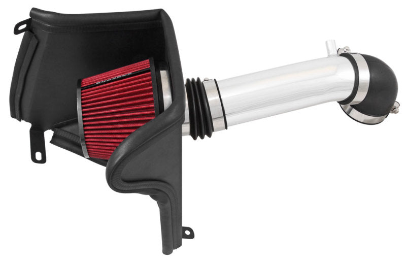Spectre 91-01 Jeep Cherokee L6-4.0L F/I Air Intake Kit - Polished w/Red Filter 9051 9051 Photo - Primary