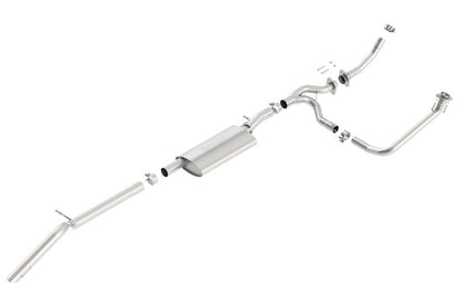 Borla 12-15 Jeep Wrangler 3.6L V6 Auto/Manual Trans Turndown Tip Dual Left Rear Exit Exhaust 140634 140634 Photo - Primary