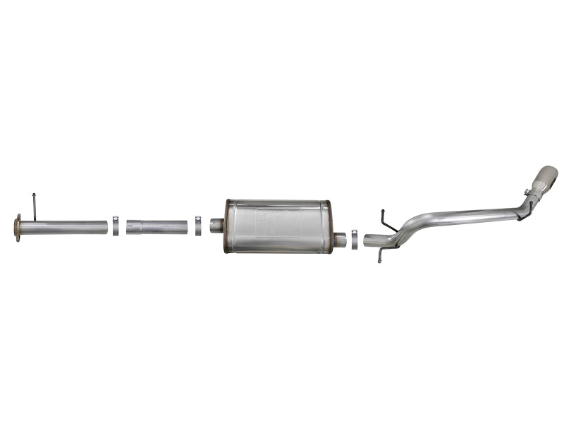 aFe Cat-Back Exhaust System, MACH Force-Xp, 3in 409 Stainless Steel 49-44097-P Photo - Unmounted