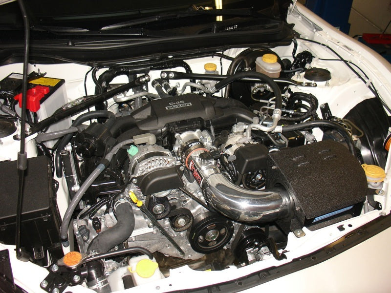 Injen Cold Air Intake Kit FR-S BRZ Wrinkle Black SP1230WB Photo - Mounted