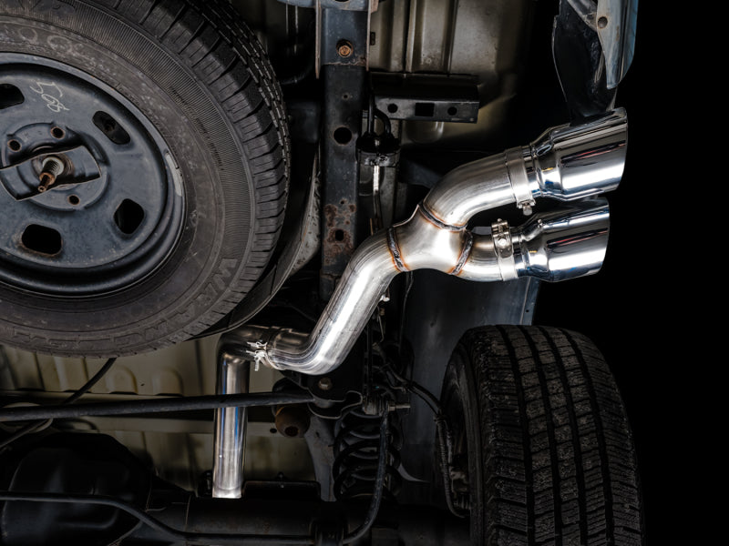 AWE Tuning 09-18 RAM 1500 5.7L (w/o Cutouts) 0FG Single Side Exit Cat-Back Exhaust - Chrome Tips 3015-32304 3015-32304 Photo - Mounted
