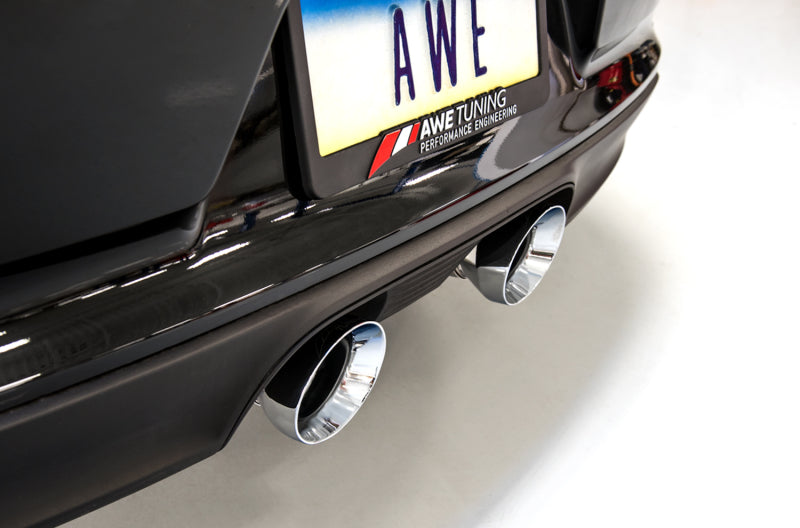 AWE Tuning Porsche 911 (991.2) Carrera / S SwitchPath Exhaust for PSE Cars - Chrome Silver Tips 3025-32018 3025-32018 Photo - Mounted
