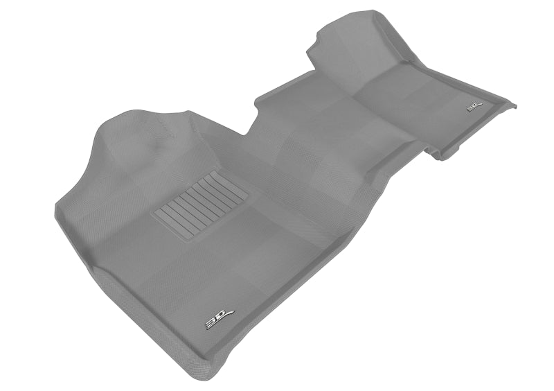 3D MAXpider 2007-2013 Chevrolet/GMC Silverado/Sierra Regular Cab Kagu 1st Row Floormat - Gray L1CH05511501 L1CH05511501 Photo - Primary