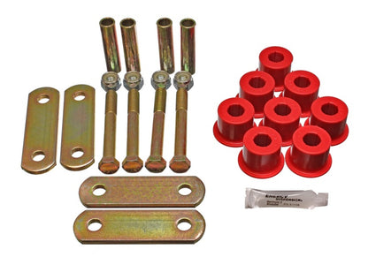 Energy Suspension Leaf Spring Bushing Set Red Chevrolet Camaro All 1967-1969 3.2137R Photo - Primary
