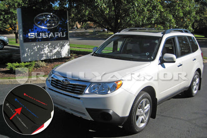 Rally Armor 2009+ Subaru Forester UR Black Mud Flap w/ Blue Logo MF11-UR-BLK/BL User 1