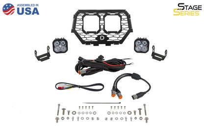 Diode Dynamics 14-18 Polaris RZR XP Stage Series LED Grille Kit - Pro Yellow Combo DD7860 DD7860 User 6
