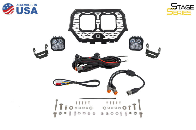 Diode Dynamics 14-18 Polaris RZR XP Stage Series LED Grille Kit Bracket Kit DD7854P DD7854P User 6