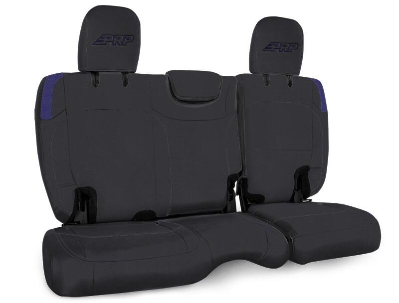 PRP Seats PRP Jeep Wrangler JL Rear Bench Covers - 2 door - Black/Purple B041-08 B041-08 Photo - Primary