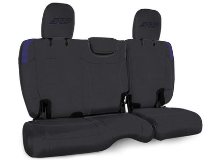 PRP Seats PRP Jeep Wrangler JL Rear Bench Covers - 2 door - Black/Purple B041-08 B041-08 Photo - Primary