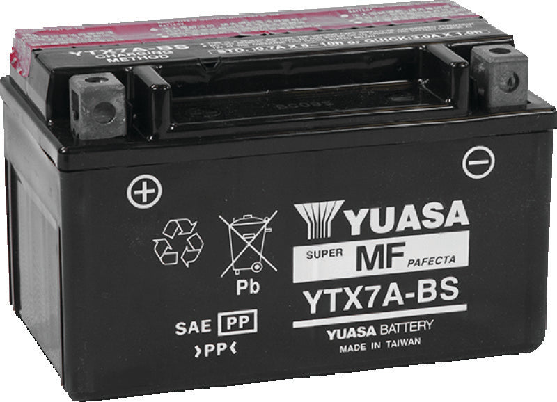 Yuasa Battery Yuasa YTX7A-BS Maintenance Free AGM 12 Volt Battery (Bottle Supplied) YUAM32X7A YUAM32X7A Photo - Primary
