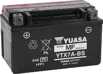 Yuasa Battery Yuasa YTX7A-BS Maintenance Free AGM 12 Volt Battery (Bottle Supplied) YUAM32X7A YUAM32X7A Photo - Primary