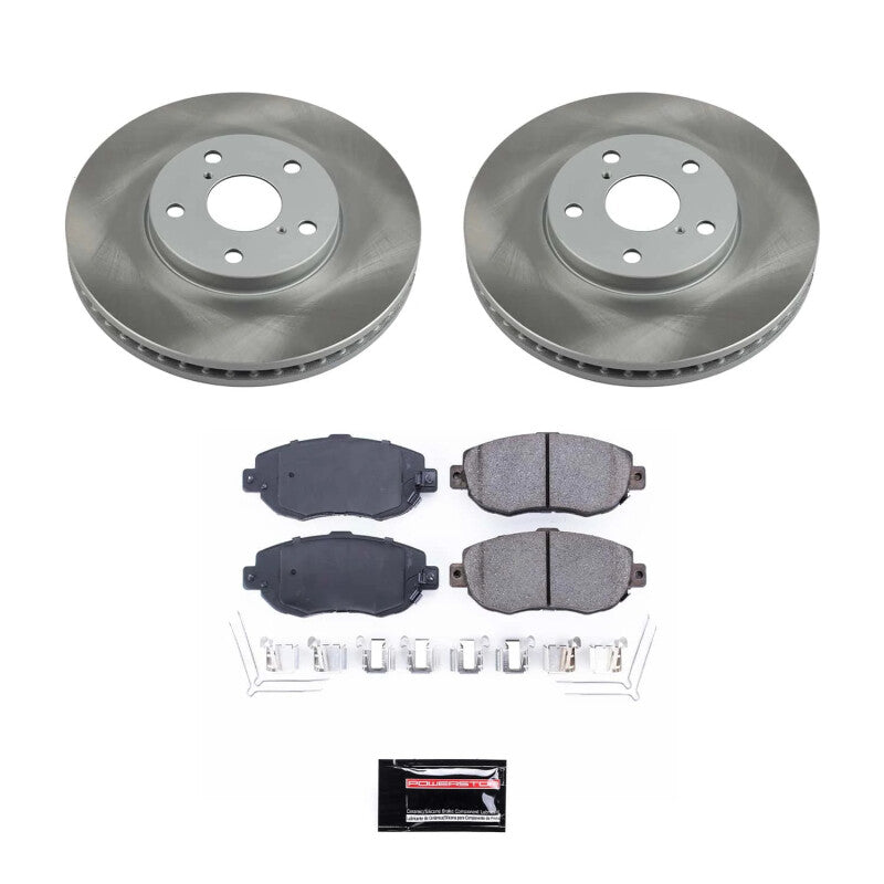 PowerStop Power Stop 02-10 Lexus SC430 Front Semi-Coated Rotor Kit SC1077 SC1077 Photo - Primary