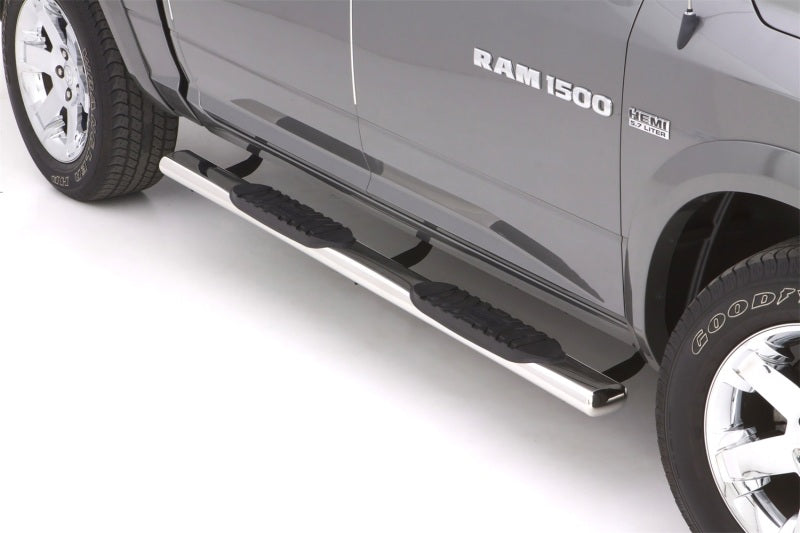 LUND 10-17 Dodge Ram 2500 Crew Cab 5in. Oval Straight SS Nerf Bars - Polished 23984003 23984003 Photo - Mounted