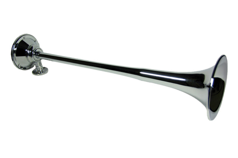 Kleinn Air Horns Kleinn Chrome Roof Mount Single Horn/ 21.5In - Chrome-Plated Spun Copper 411 411 Photo - Primary
