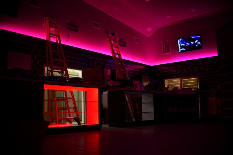ORACLE Lighting Oracle Exterior Black Flex LED 12in Strip - RGB ColorSHIFT 3804-333 3804-333 Photo - lifestyle view