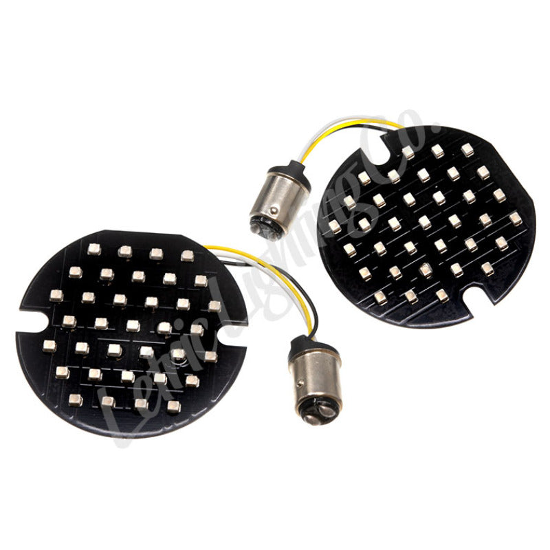 Letric Lighting Flat Styl Insrt 1157 Frnt Amb LLC-FL7A LLC-FL7A Photo - Primary