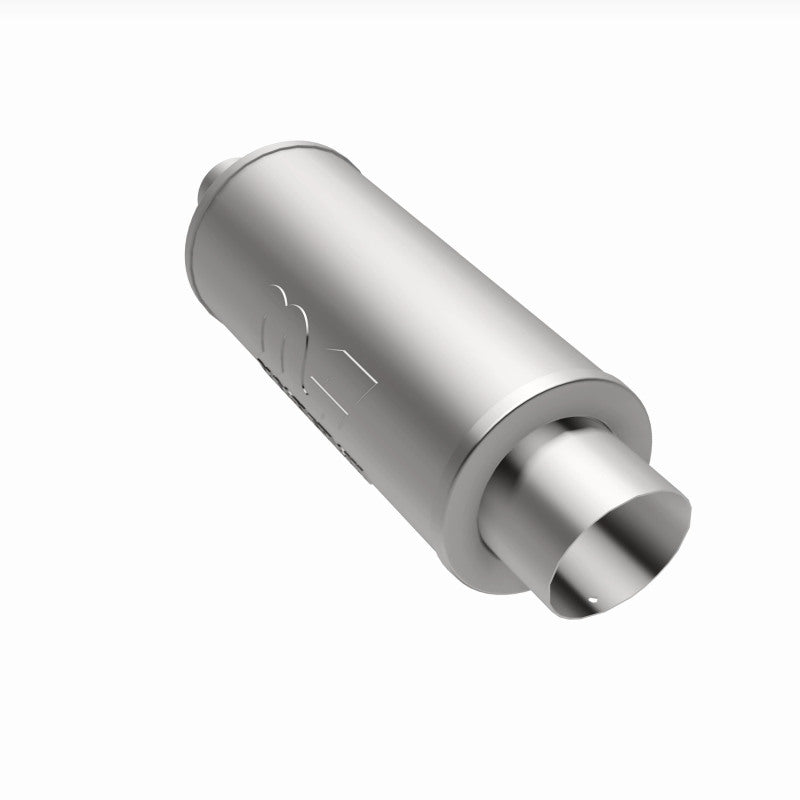 MagnaFlow 6" Round Center/Center Performance Muffler With Tip 14821 360 Degree Image Set