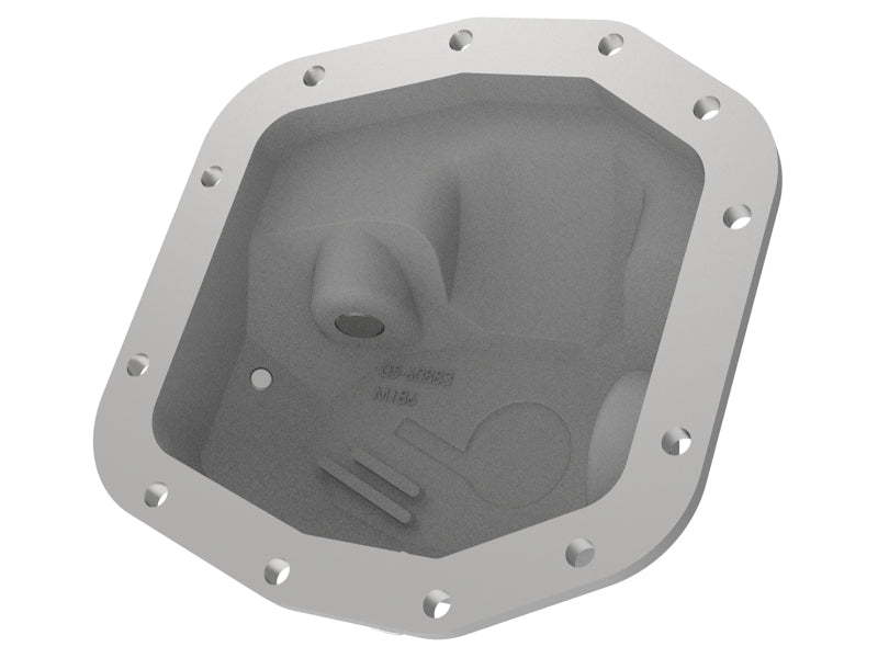 aFe Street Series Front Differential Cover Raw (Dana M186) Jeep Wrangler 46-71010A Photo - Unmounted