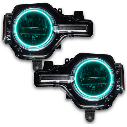 ORACLE Lighting Oracle 2021 Ford Bronco Base Headlight LED Halo Kit - ColorSHIFT - w/ 2.0 Controller 1470-333 1470-333 User 1