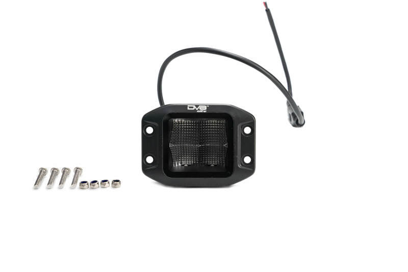 DV8 Offroad Elite Series 3in Cube LED Light 40W Spot 3W LED BE3FMW40W BE3FMW40W Photo - Unmounted