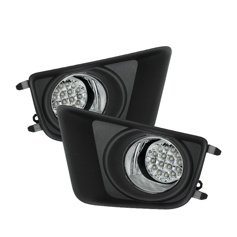 Spyder Toyota Tacoma 2012-2015 LED Fog Lights w/Switch Clear FL-LED-TTA2012-C 5075154 5075154 Photo - Primary