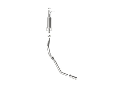 aFe Apollo GT Series 3-1/2in 409 SS Axle-Back Exhaust 17-20 Ford F-250/F-350 w/ Polished Tips 49-43116-P 49-43116-P Photo - Unmounted