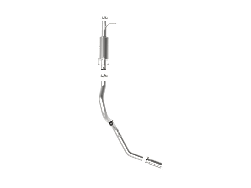 aFe Apollo GT Series 3-1/2in 409 SS Axle-Back Exhaust 17-20 Ford F-250/F-350 w/ Polished Tips 49-43116-P 49-43116-P Photo - Unmounted